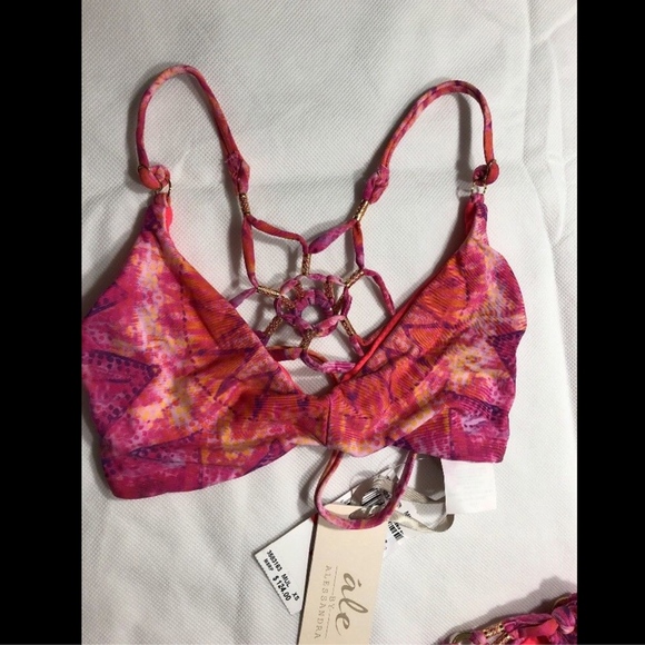 NWT 2PC Ale By Alessandra Island Fire Top + Bottom‎ - Picture 4 of 8